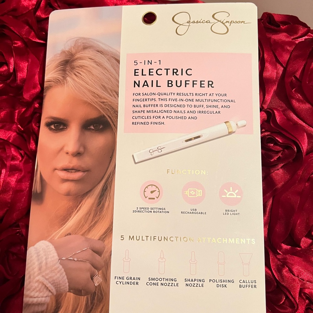 Jessica Simpson - 🆕Electric nail‎ buffer 5 in 1